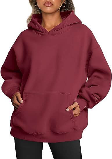 VexoFinds Women’s Oversized Hoodie – Soft Pullover Sweatshirt with Pockets