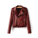 Autumn Winter Women’s Faux Leather Jacket – Korean Style Loose Fit Zipper Coat | VexoFinds