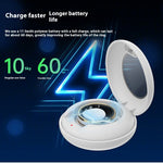 Smart fitness ring for men and women charging station with longer battery life features.