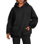 VexoFinds pullover sweatshirt with pockets in black